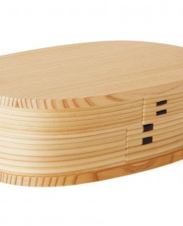 Premium Quality Akita Cedar Handicraft MAGEWAPPA Koban Bento-Box Lunch Box Medium Size