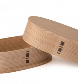Premium Quality Akita Cedar Handicraft MAGEWAPPA Koban Bento-Box Lunch Box Large Size