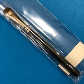 F/S Hakuhodo B5510 Hand Crafted Makeup Eye Shadow Brush Round & Flat Short
