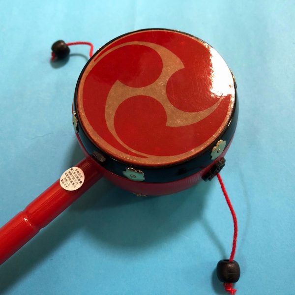 Den Den Daiko Japanese Traditional Toy Drum for Caress Baby Kyoto Japan