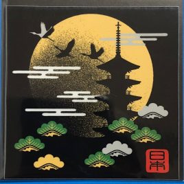 Beautiful Japan Sticker Japanese Five Layered Tower in Kyoto 2.95 inch