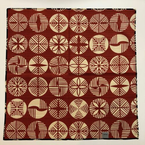 F/S Japanese Furoshiki Pine Needles Double Side Wrapping Cloth Iron and Red 