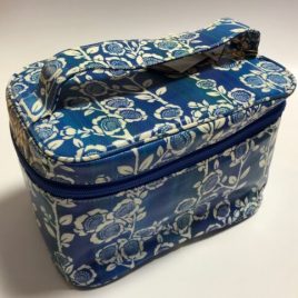 seisuke88 Big Vanity Case Japanese Traditional Kimono Motif from Kyoto Japan
