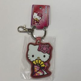Hello Kitty Japanese Dance Kimono Leather Key Chain Cute Kawaii from Kyoto