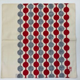 Japanese Furoshiki Red Dumpling Yumeji Takehisa Wrapping Cloth 50cm Cotton 100%