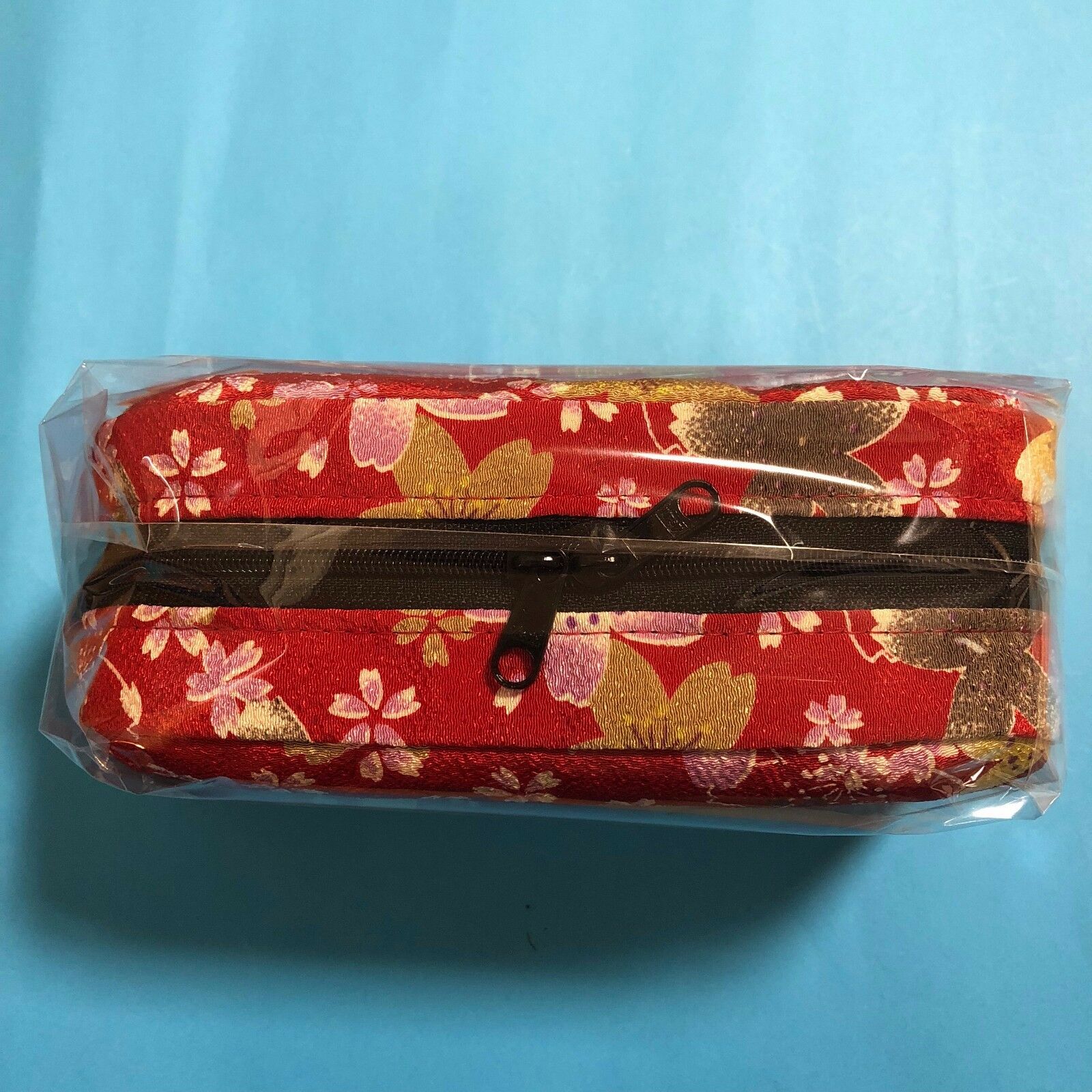 F/S chirimen Kimono Crêpe Tissu Long Pochette cute kawaii Kyoto Japon B 