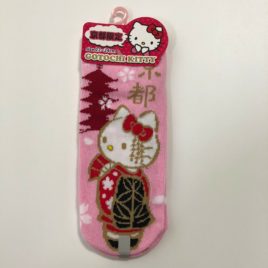 F/S Hello Kitty Cute Kawaii Ltd. in Kyoto Maiko San Socks in Pink 22-24cm