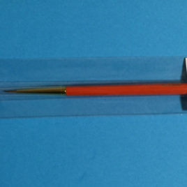 F/S Hakuhodo S190 Vermilion Hand Crafted Makeup Eyeliner Brush Round from Kyoto