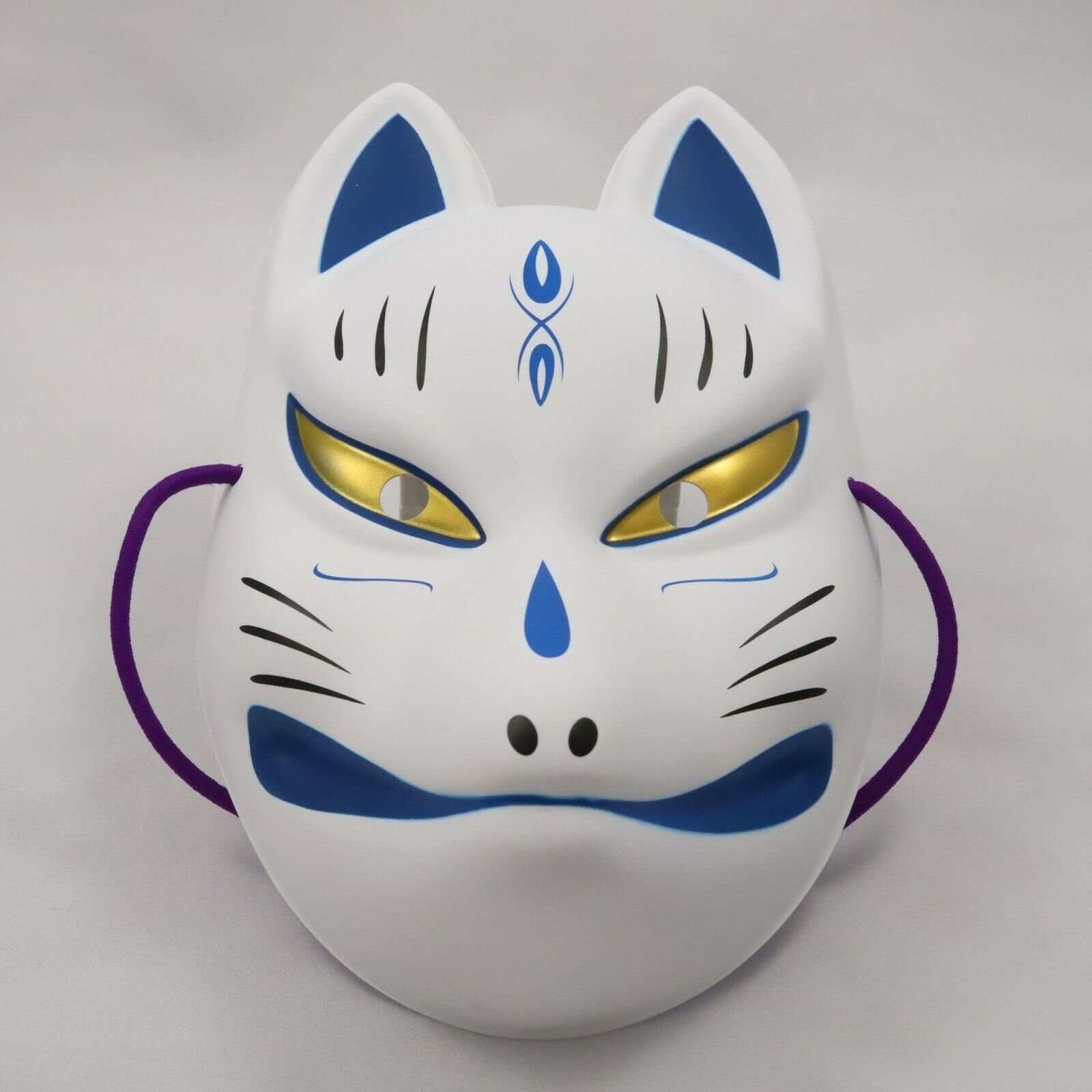 Japanese Fushimi Inari Blue Fox OMEN Mask Interior Display Cosplay Japan 