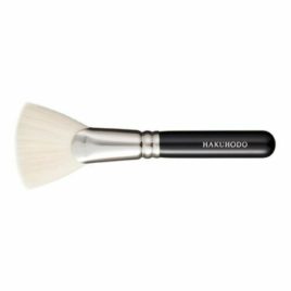 F/S Hakuhodo F3521 Ougi Layered Short & Flat Makeup Fan Brush Kyoto Japan
