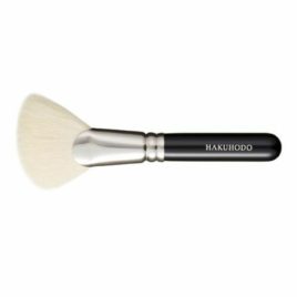 F/S Hakuhodo F3321 Ougi Short and Angled Makeup Fan Brush Kyoto Japan