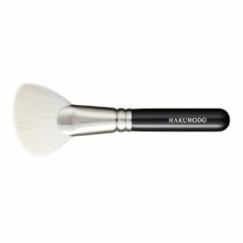 F/S Hakuhodo F3311 Ougi Short and Angled Makeup Fan Brush Kyoto Japan