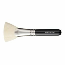 F/S Hakuhodo F3122 Ougi Short and Flat Makeup Fan Brush Kyoto Japan