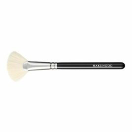 F/S Hakuhodo F6121 Ougi Short and Fan Shaped Makeup Brush Kyoto Japan