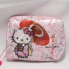 Hello Kitty Cute Kawaii Compact Eco Bag Cherry Blossom Umbrella Kyoto Japan