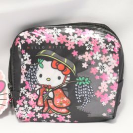 Hello Kitty Cute Kawaii Compact Eco Bag Cherry Blossom Kyoto Japan