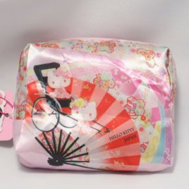 Hello Kitty Cute Kawaii Compact Eco Bag Japanese Folding Fan Sensu Kyoto