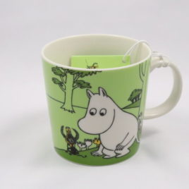 Arabia Moomintroll Grass Green Mug Moomin Classics Finland 300ml
