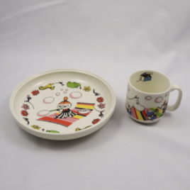 Arabia Little My Mug and Plate Set for Children Moomin Collection Cute Finland