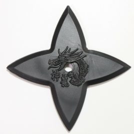 Japanese Ninja Shinobi Rubber Shuriken Sword in Palm Throwing Star Cross Knife