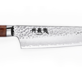 Ryusen Hamono TANGANRYU Premium Chef’s Butcher Knife 210mm Damascus Steel