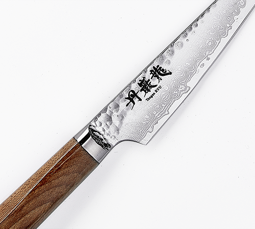 Ryusen Hamono TANGANRYU Premium Chef's Petit Knife 105mm Damascus Steel