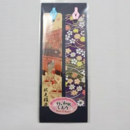 Fushimi Inari Bamboo and Japanese Paper Bookmark Yuzen Dyeing Pattern Kyoto