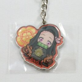 Kimetsu no Yaiba Kamado Nezuko Japanese Warlord Nobunaga Oda Metal Key Chain