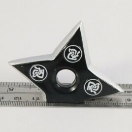 Japanese Ninja Shinobi Shuriken Sword in Palm Throwing Star Fridge Magnet Kyoto