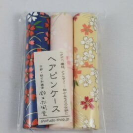 Handicraft Hair Pin Case 3pcs Set Yuzen Dyeing Paper Kyoto Suzuki Shofudo B