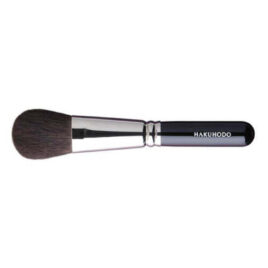 Hakuhodo G5519 Hand Crafted Makeup Powder Brush Round and Flat from Kyoto