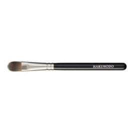 Hakuhodo G540 Hand Crafted Makeup Concealer Brush Round and Flat from Kyoto