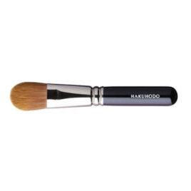 Hakuhodo G520 Hand Crafted Makeup Foundation Brush Round and Flat from Kyoto