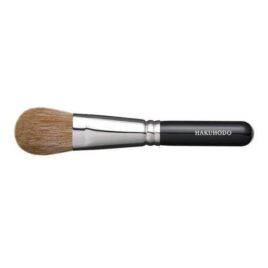 Hakuhodo I5519E Hand Crafted Makeup Blush Brush Round & Flat from Kyoto