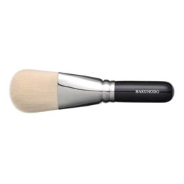 Hakuhodo I5541N Hand Crafted Makeup Powder Brush Round & Flat from Kyoto