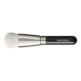 Hakuhodo I5605 Hand Crafted Makeup Powder & Liquid Brush Angled Duo from Kyoto