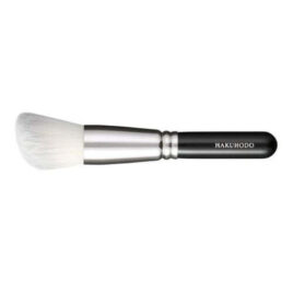 Hakuhodo I6423 Hand Crafted Makeup Powder Brush Round & Angled Short from Kyoto