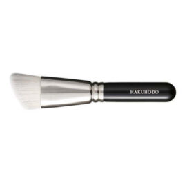 Hakuhodo I5601 Hand Crafted Makeup Powder & Liquid Brush Angled Duo from Kyoto