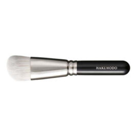 Hakuhodo I5604 Hand Crafted Makeup Powder & Liquid Brush Angled Duo from Kyoto