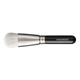 Hakuhodo I5606 Hand Crafted Makeup Powder & Liquid Brush Rd Flt Duo from Kyoto