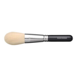 Hakuhodo I206N Hand Crafted Makeup Powder Brush Round & Flat from Kyoto