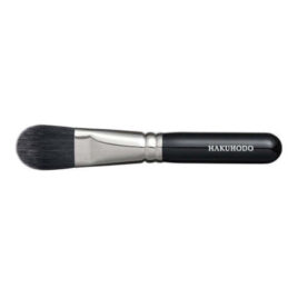 Hakuhodo I520B Hand Crafted Makeup Foundation Brush Round & Flat from Kyoto