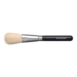 Hakuhodo I022N Hand Crafted Makeup Powder Brush Round & Flat from Kyoto