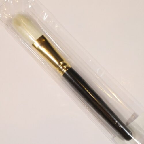 Hakuhodo S110Bk Makeup Blush Brush Round and Flat Kyoto Japan