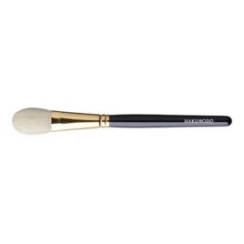 Hakuhodo S113Bk Makeup Highlighter Brush Round and Flat from Kyoto Japan