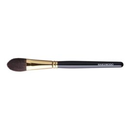Hakuhodo S116Bk Hand Crafted Makeup Highlighter Brush Round & Flat from Japan