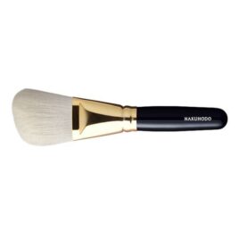 Hakuhodo S100Bk Hand Crafted Makeup Finishing Brush Angled from Kyoto Japan