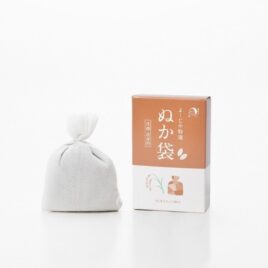 Yojiya Rice Bran Facial Cleansing Powder in Cotton Bag made in Japan from Kyoto