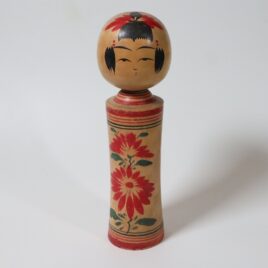 Japanese Vintage Kokeshi Doll Kimio Nakahachi 8.5inch 21.5cm Naruko Kokeshi