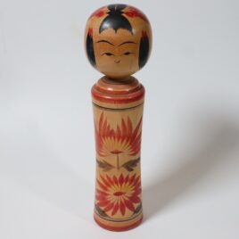 Japanese Vintage Kokeshi Doll Teruyuki Takahashi 9.8inch 25cm Naruko Kokeshi